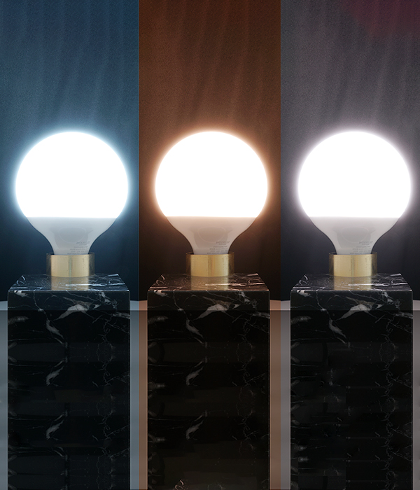 LED 색변환 벌브 볼전구